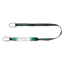 COVERGUARD SORBUS enerģijas absorbētāja drošības josta ar divām karabīnēm, 1,5 m