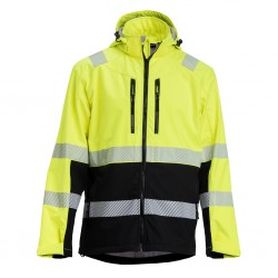 WORTEX W927 augstas redzamības softshell jaka.