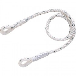 Montāžas virve ar 2 cilpām Ø 12 mm, 1,5 m