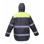 Ziemas JAKA CANVAS AR ATSTAROJOŠU JOSLU BONAVY/HI-VIS YELLOW